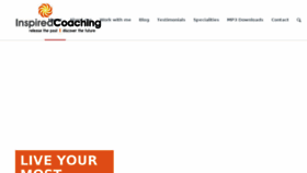 What Inspiredcoaching.co.za website looked like in 2017 (6 years ago)