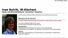 What Ib-klartext.de website looked like in 2017 (9 years ago)