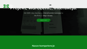 What Interakcja.pl website looked like in 2017 (6 years ago)