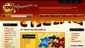What Informujsa.sk website looked like in 2017 (6 years ago)