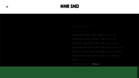 What Innersound-radio.com website looked like in 2017 (6 years ago)