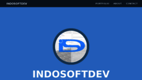 What Indosoftdev.com website looked like in 2017 (6 years ago)