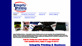 What Integrityprinting.net website looked like in 2017 (6 years ago)