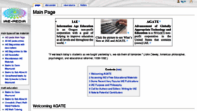 What Iae-pedia.org website looked like in 2017 (6 years ago)