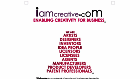 What Iamcreative.com website looked like in 2017 (6 years ago)
