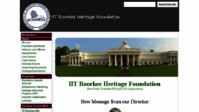 What Iitr-heritagefund.org website looked like in 2017 (6 years ago)