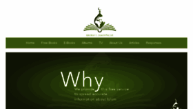 What Islamunveiled.org website looked like in 2017 (6 years ago)