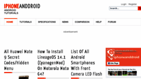 What Iphoneanddroid.com website looked like in 2017 (6 years ago)