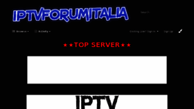 What Iptvforumitalia.net website looked like in 2017 (6 years ago)