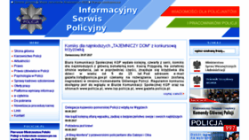 What Isp.policja.pl website looked like in 2017 (6 years ago)