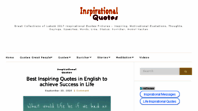 What Inspirationalquotespics.com website looked like in 2017 (6 years ago)