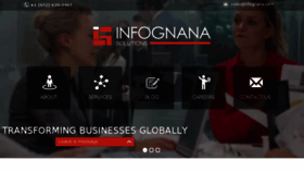 What Infognana.com website looked like in 2017 (6 years ago)