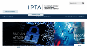 What Ipta.org.au website looked like in 2017 (6 years ago)