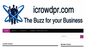 What Icrowdpr.com website looked like in 2017 (6 years ago)