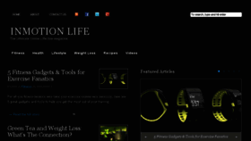 What Inmotionlife.com website looked like in 2017 (6 years ago)