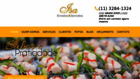 What Isaeventos.com.br website looked like in 2017 (6 years ago)