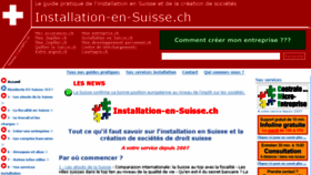 What Installation-en-suisse.ch website looked like in 2017 (6 years ago)
