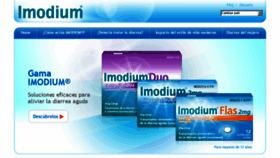 What Imodium.es website looked like in 2017 (6 years ago)