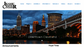 What Iccleveland.org website looked like in 2017 (6 years ago)