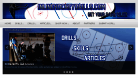 What Inlinehockeydrills.com website looked like in 2017 (6 years ago)