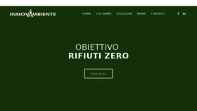 What Innovambiente.it website looked like in 2017 (7 years ago)