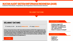 What Iasii.or.id website looked like in 2017 (6 years ago)