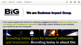 What Impactgroup.us website looked like in 2017 (6 years ago)