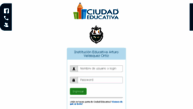 What Iearturovelasquez.ciudadeducativa.com website looked like in 2017 (6 years ago)