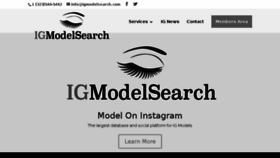 What Igmodelsearch.com website looked like in 2017 (6 years ago)