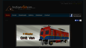 What Indianrailsim.com website looked like in 2017 (6 years ago)