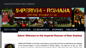 What Imperium-romana.org website looked like in 2017 (6 years ago)