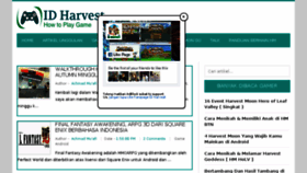 What Idharvest.my.id website looked like in 2017 (6 years ago)