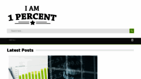 What Iam1percent.com website looked like in 2017 (6 years ago)