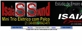 What Isaiassound.com.br website looked like in 2017 (6 years ago)