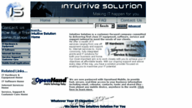 What Intuitivesolution.net website looked like in 2017 (6 years ago)