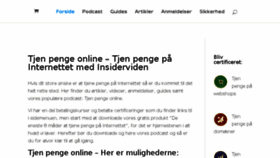What Insiderviden.dk website looked like in 2017 (6 years ago)