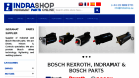 What Indrashop.eu website looked like in 2017 (6 years ago)