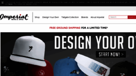 What Imperialheadwear.com website looked like in 2017 (6 years ago)