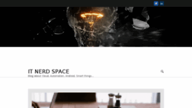 What Itnerd.space website looked like in 2017 (6 years ago)