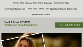 What Implantclinic.com website looked like in 2017 (6 years ago)