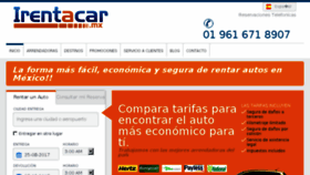 What Irentacar.mx website looked like in 2017 (6 years ago)