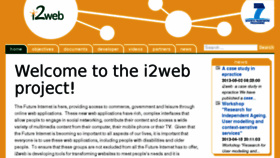 What I2web.eu website looked like in 2017 (6 years ago)