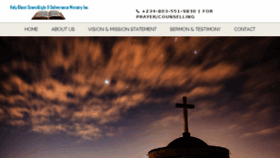 What Intercessorjehovah.com website looked like in 2017 (6 years ago)