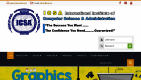 What Icsakuwait.com website looked like in 2017 (6 years ago)