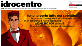 What Idrocentro.com website looked like in 2017 (6 years ago)