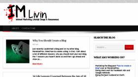 What Imlivin.com website looked like in 2017 (6 years ago)
