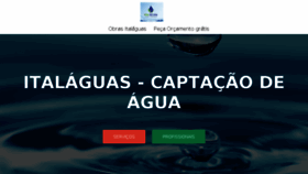 What Italaguas.pt website looked like in 2017 (6 years ago)