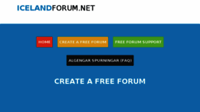 What Icelandforum.net website looked like in 2017 (6 years ago)