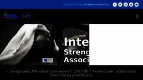 What Istacertified.org website looked like in 2017 (6 years ago)