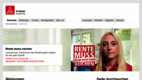 What Igmetall-augsburg.de website looked like in 2017 (6 years ago)